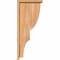 Ekena Millwork Ridgewood Smooth Corbel w/Backplate, Western Red Cedar, 5 1/2"W x 12"D x 28"H COR06X12X28RID01SWR - alternate 3